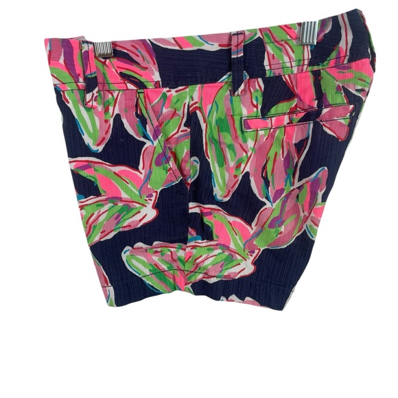 Lilly Pulitzer 'The Callahan' Tropical Leaf Print Women's Shorts, Sz 00 Juniors - Picture 5 of 9